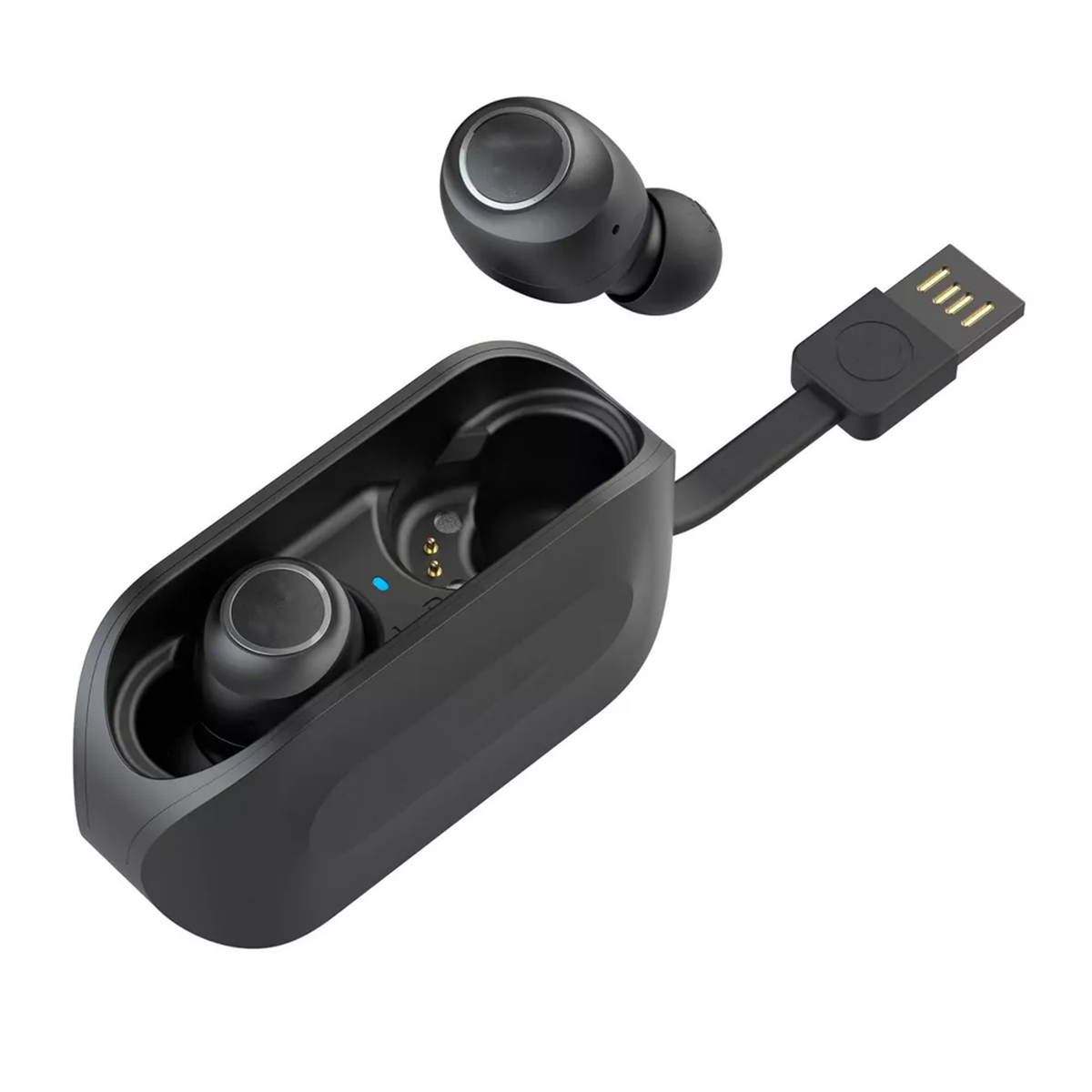 Compact True Wireless Bluetooth Earbuds With Touch Control