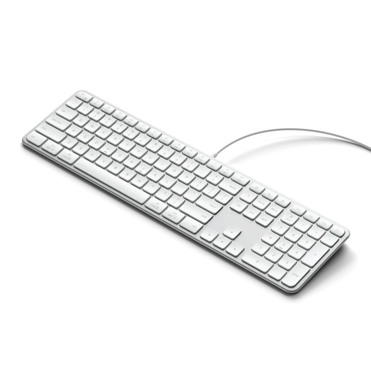 Full‑Size Slim Wired Keyboard With Numeric Keypad Multi‑System Compatibility